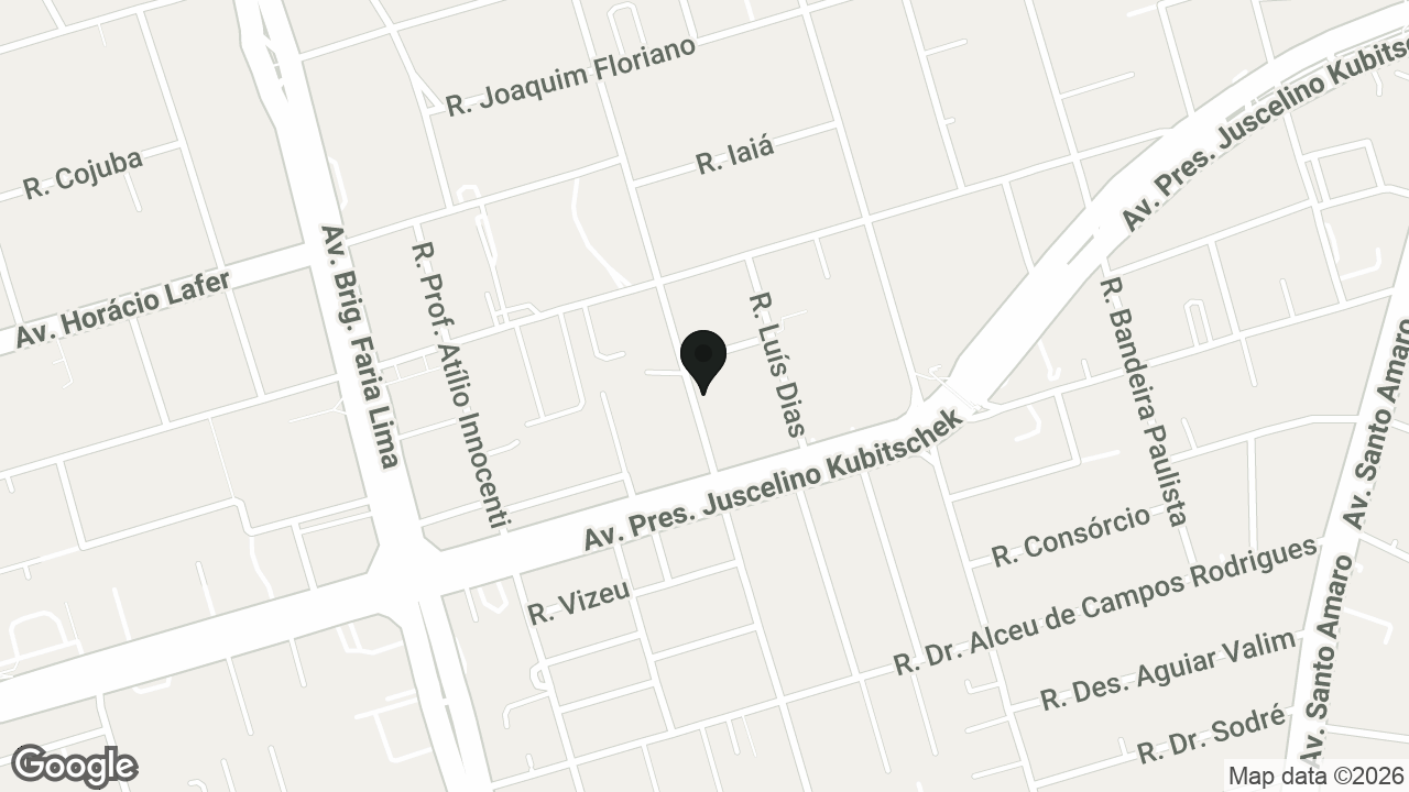 Mapa com a localização de Praça Lindenberg Itaim 311